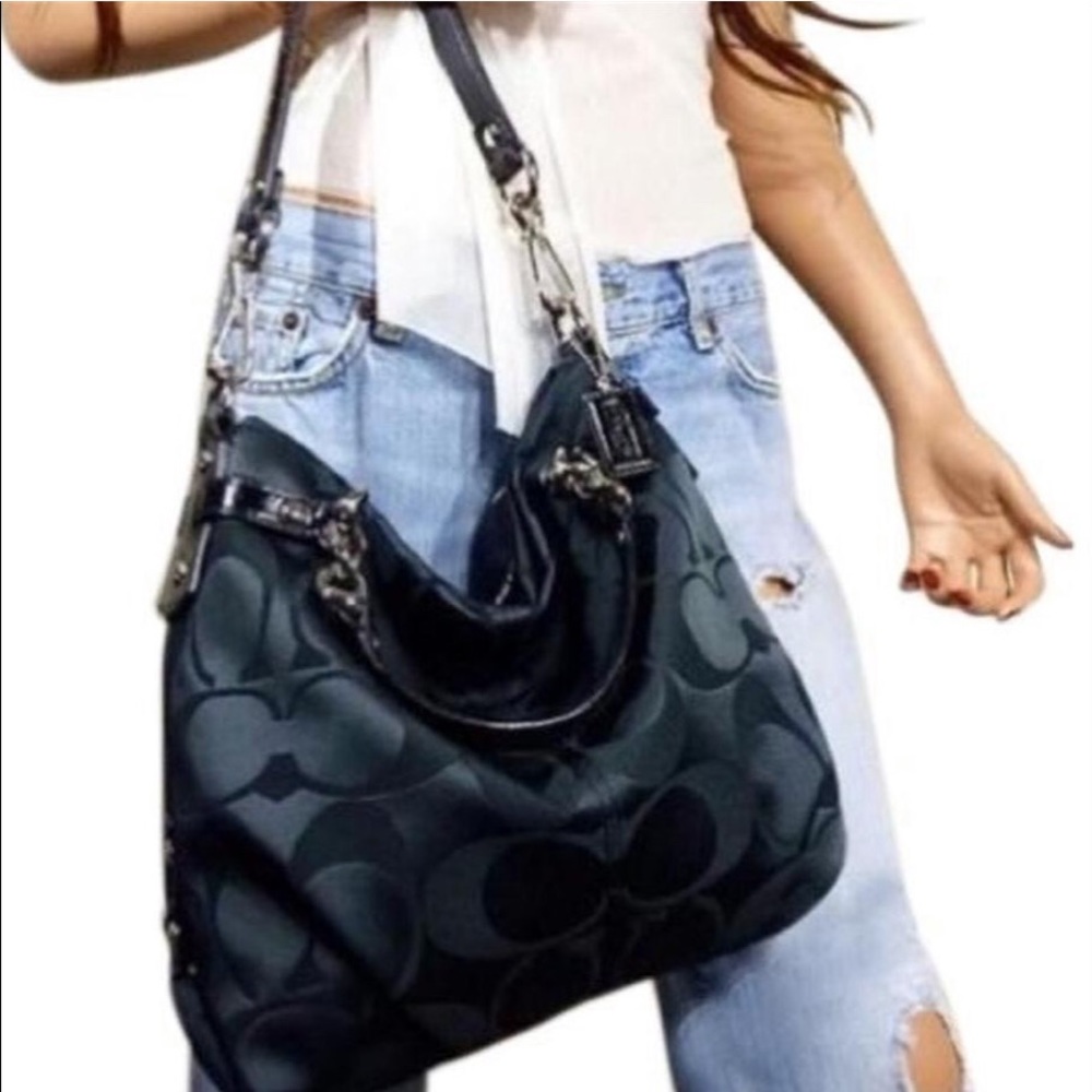 Coach signature sateen black brook 18803m